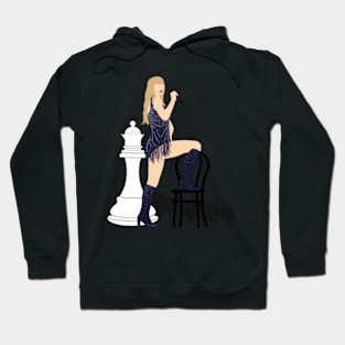 Midnights Navy Starburst Bodysuit x Chess Pieces Hoodie